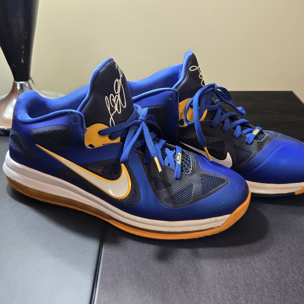 Nike Blue and Yellow Athletic Shoes